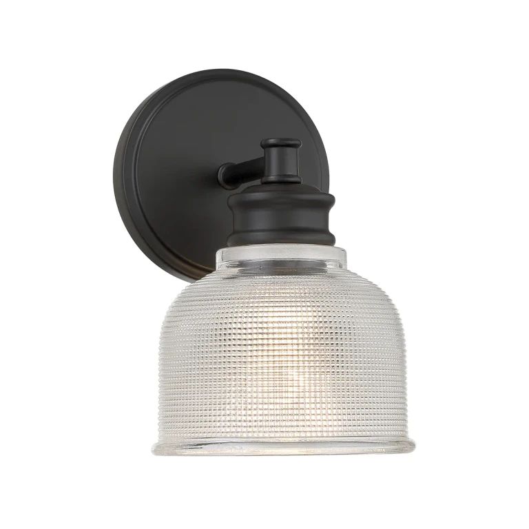 Trade Winds Addison 1-Light Wall Sconce in Matte Black - TW92293MBK