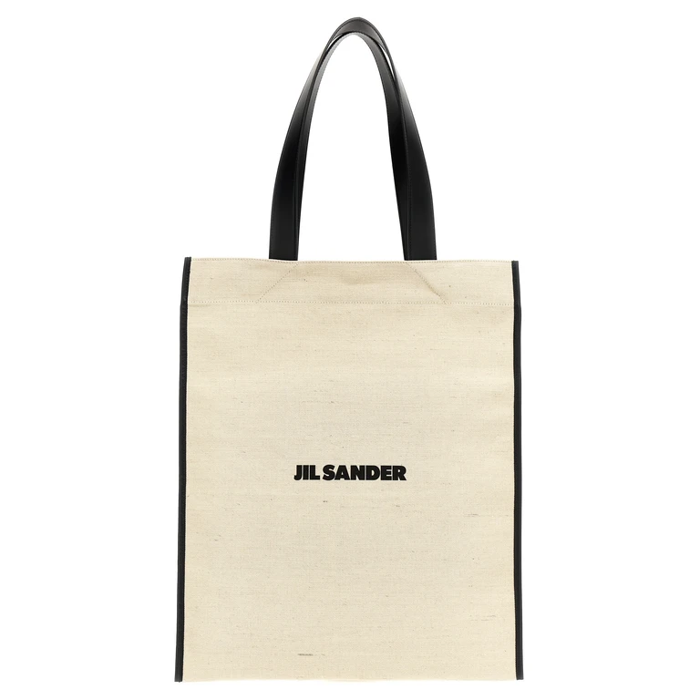 Jil Sander Bicolor Jute Tote Bag - Women (JI290299BM)