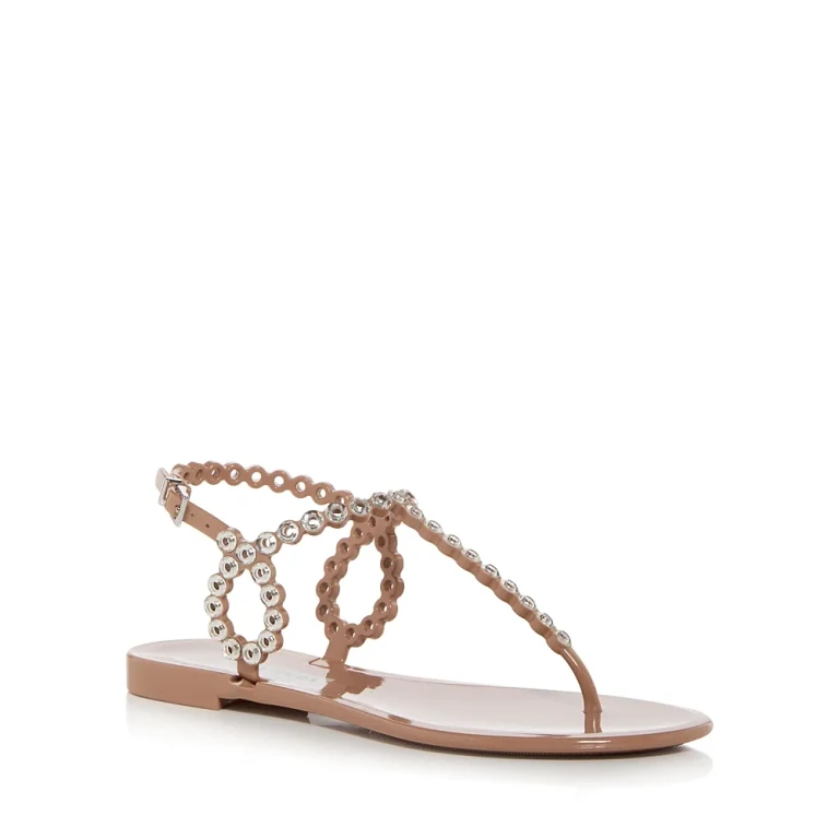 Aquazzura Women's Almost Bare Embellished Sandals
