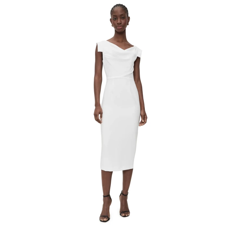 Black Halo Jacqueline Midi Dress Black 2