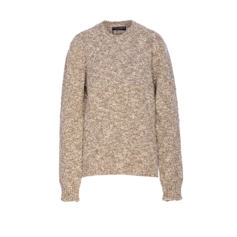 Dolce & Gabbana Sweaters Beige Virgin Wool - Men