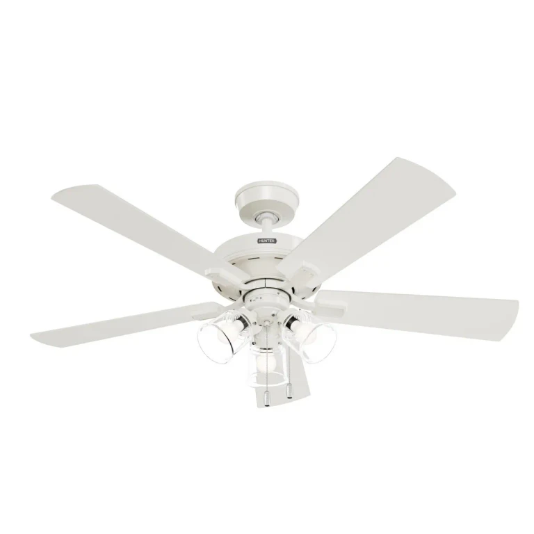 Fresh White 52"Ceiling Fan from the Crestfield Collection