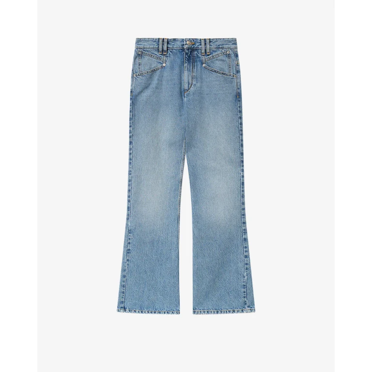 Pantalon Belvia - Femme - Bleu Clair - Taille 34 - Isabel Marant