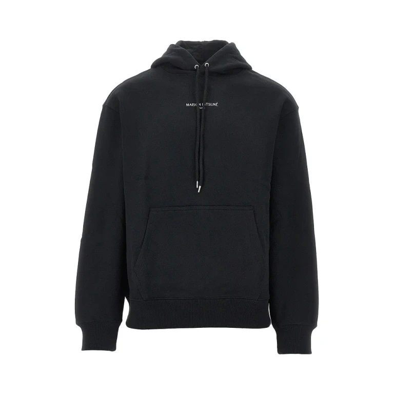 Sweat à capuche brodé Maison Kitsuné Paris