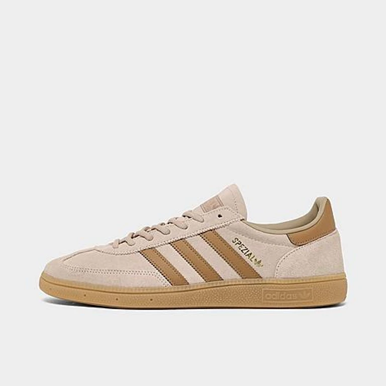 adidas Men's Originals Handball Spezial Casual Shoes in Wonder Beige/Cardboard/Gum Size: 7.5