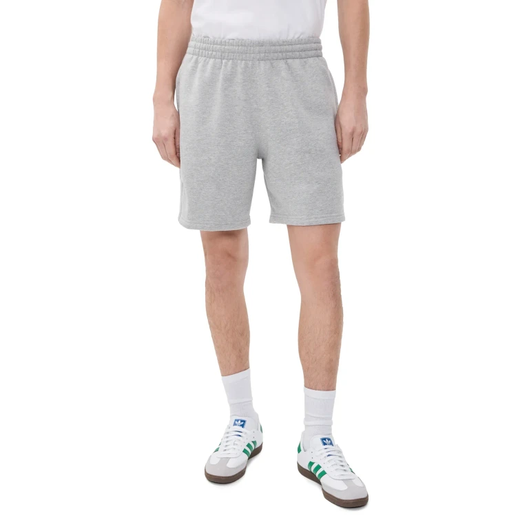 adidas Trefoil Essentials Fleece 7 Shorts Medium Grey Heather S