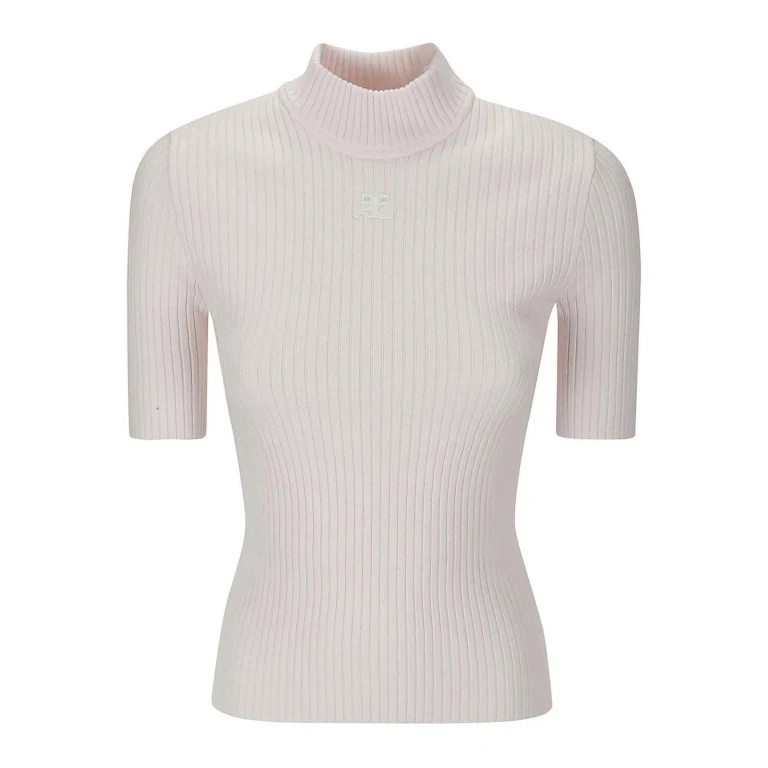 Courreges Pull Col Rond - Noir