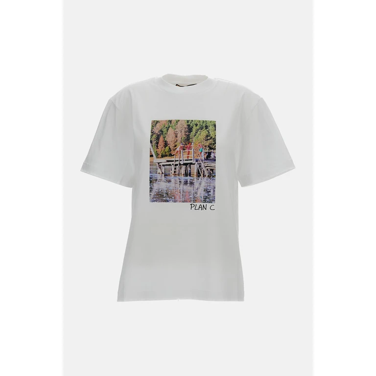 Plan C T-Shirts And Polos Bianco - Women