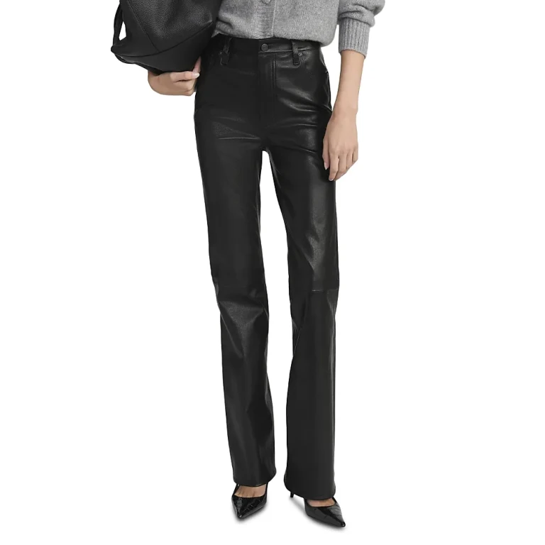 Frame The Leather Reboot Jeans in Black