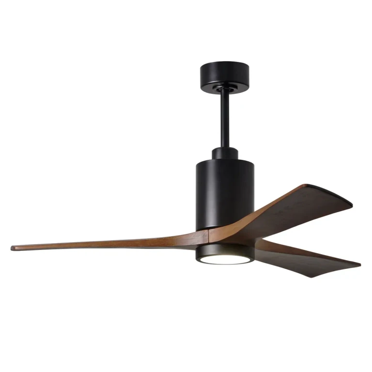 Matthews Patricia 52" Indoor Ceiling Fan in Matte Black