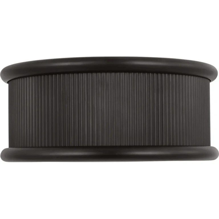 Aged Iroged Iron Flush Mount from the Ritz Collection