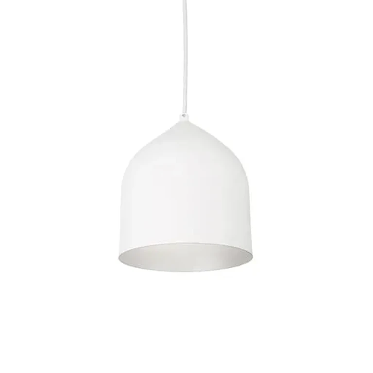 Kuzco Helena LED Pendant Light in White With Silver