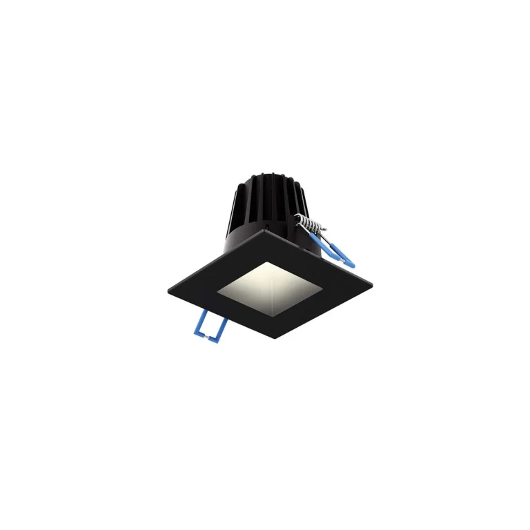 Black Regressed Recessed Light
