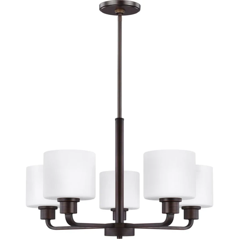 Canfield 5-Light Chandelier in Bronze
