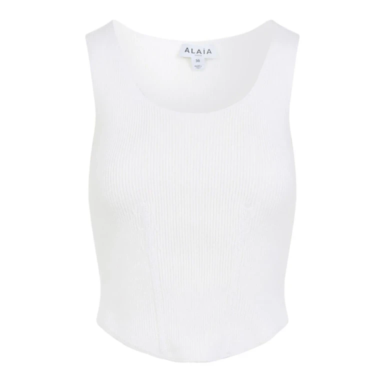 Wit Korset Top