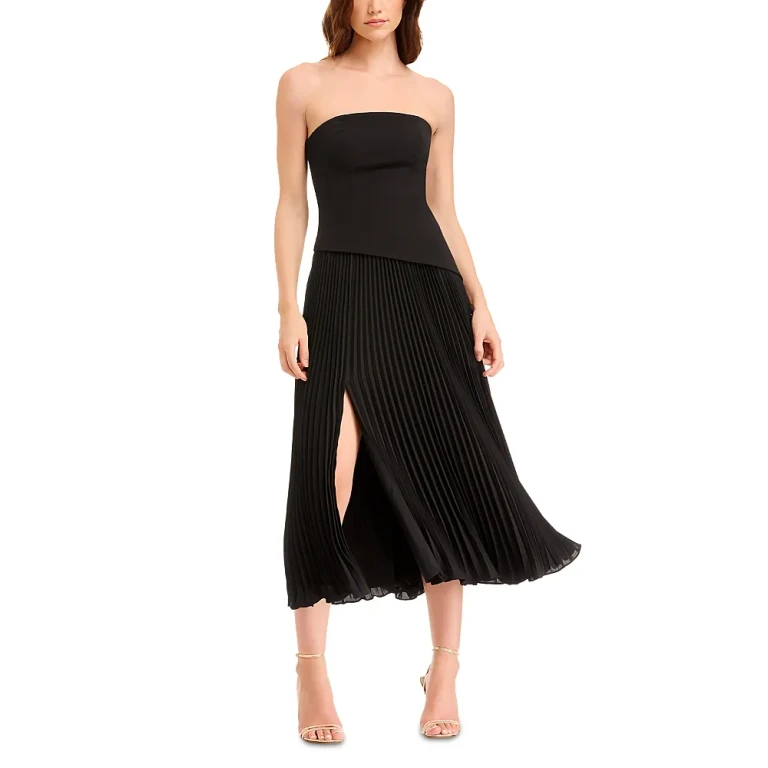 Dress the Population Kacey Strapless Midi Dress