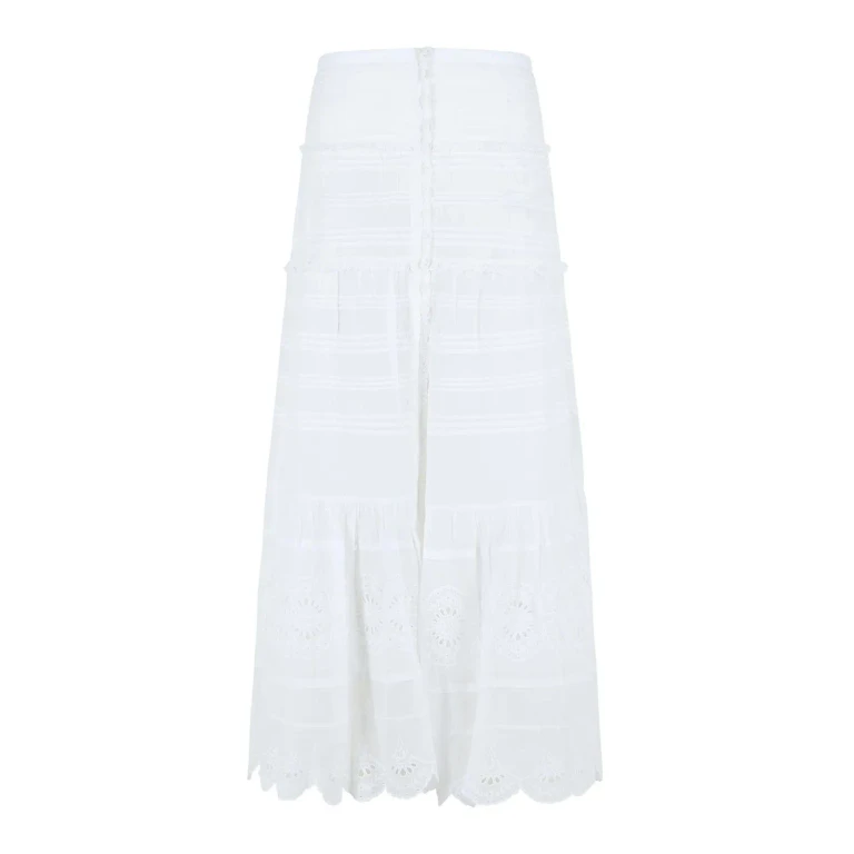 Isabel Marant Jupe Midi - Blanc