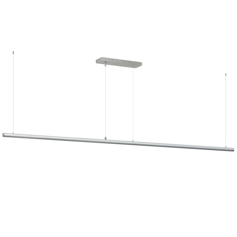 Satin Aluminum LED Linear Pendant from the Continuum Collection