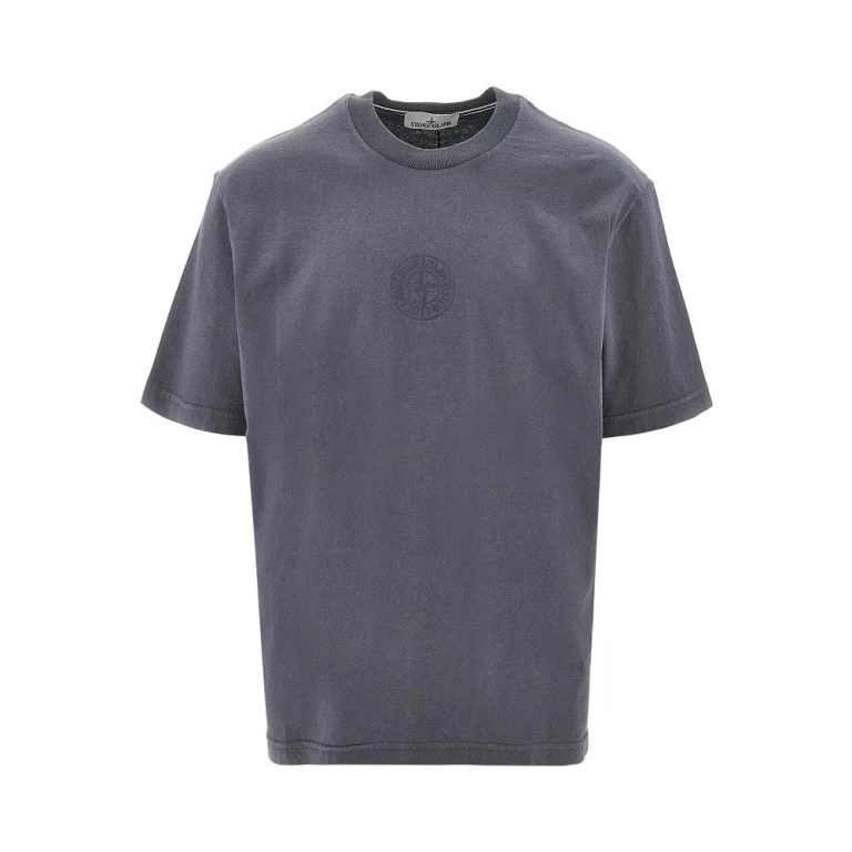 T-shirt Stone Island con stampa Outline Compass