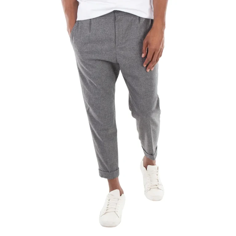 Hugo Boss Tapered-Fit Stretch Flannel Trousers