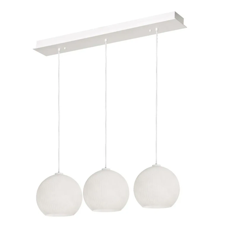 Cleo 3-Light Pendant in White