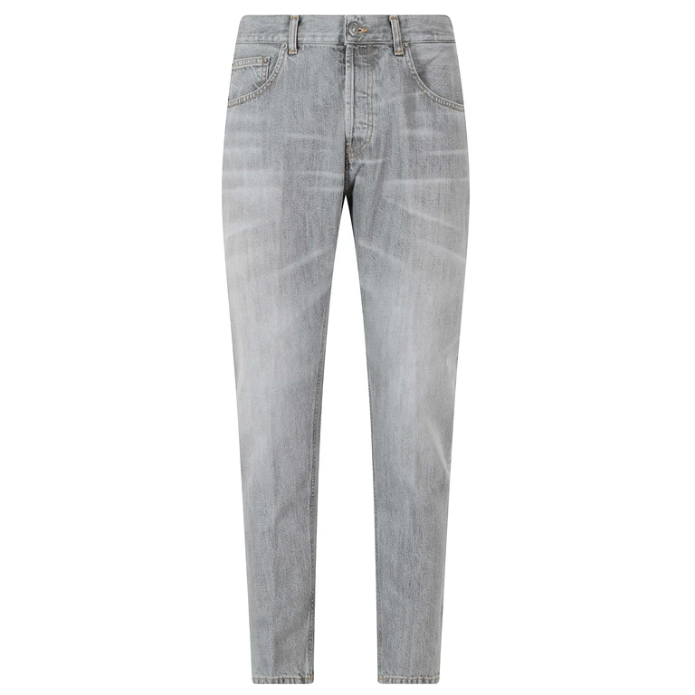 Dondup Jeans 5 Tasche Grey Cotone Riciclato - Men