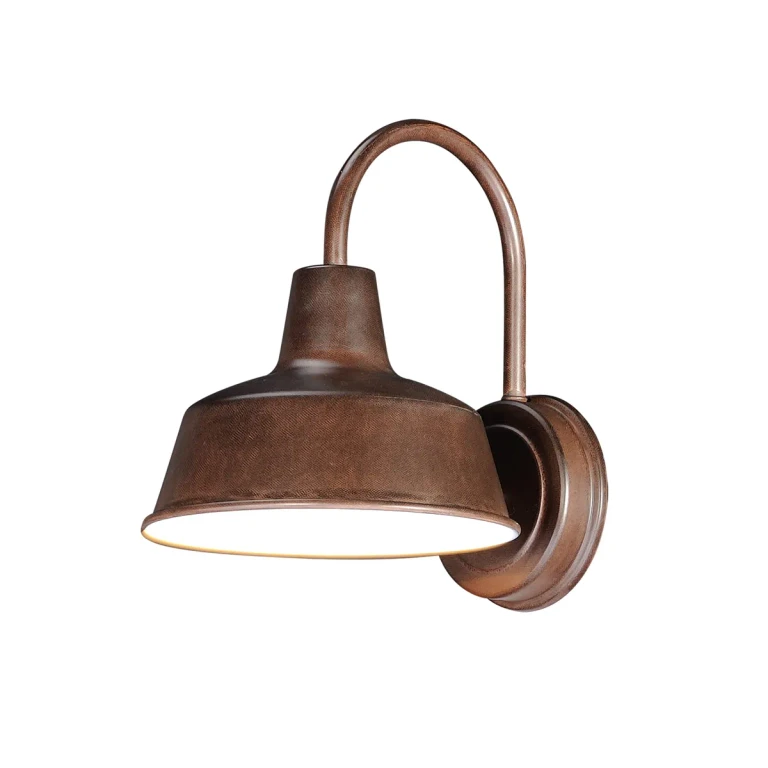 Pier M 1-Light 1-Light Outdoor Wall Mount in Empire Bronze