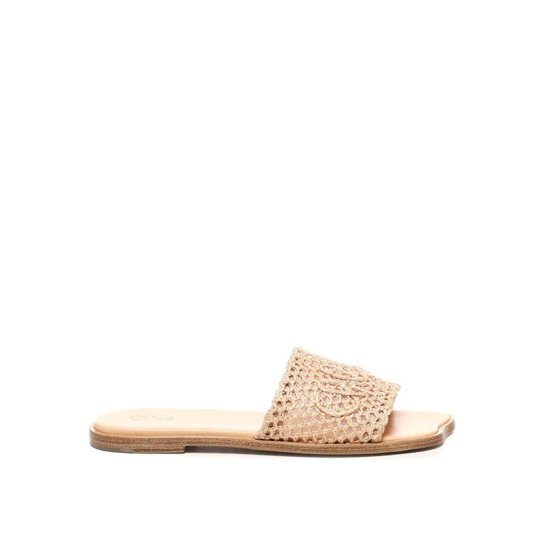 Chloe' Mules - Couleur Chair