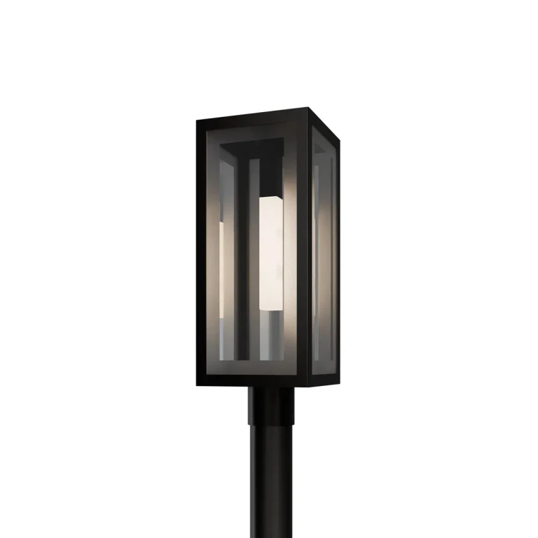 Black LED Outdoor Post Mount from the Cambridge Collection