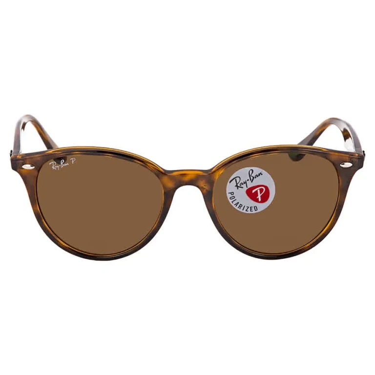 Ray Ban Polarized Brown Classic B-15 Phantos Unisex Sunglasses RB4305 710/83 53