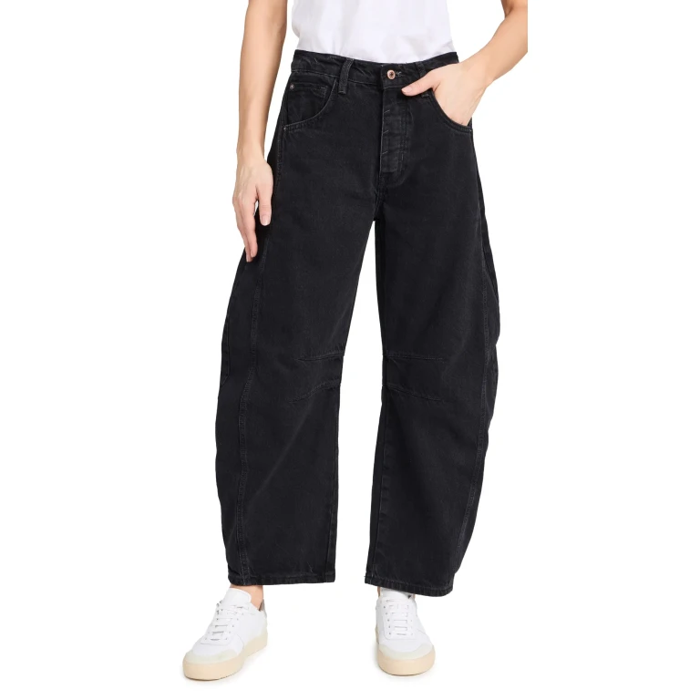 Free People We The Free Good Luck Barrel Jeans Milk 26