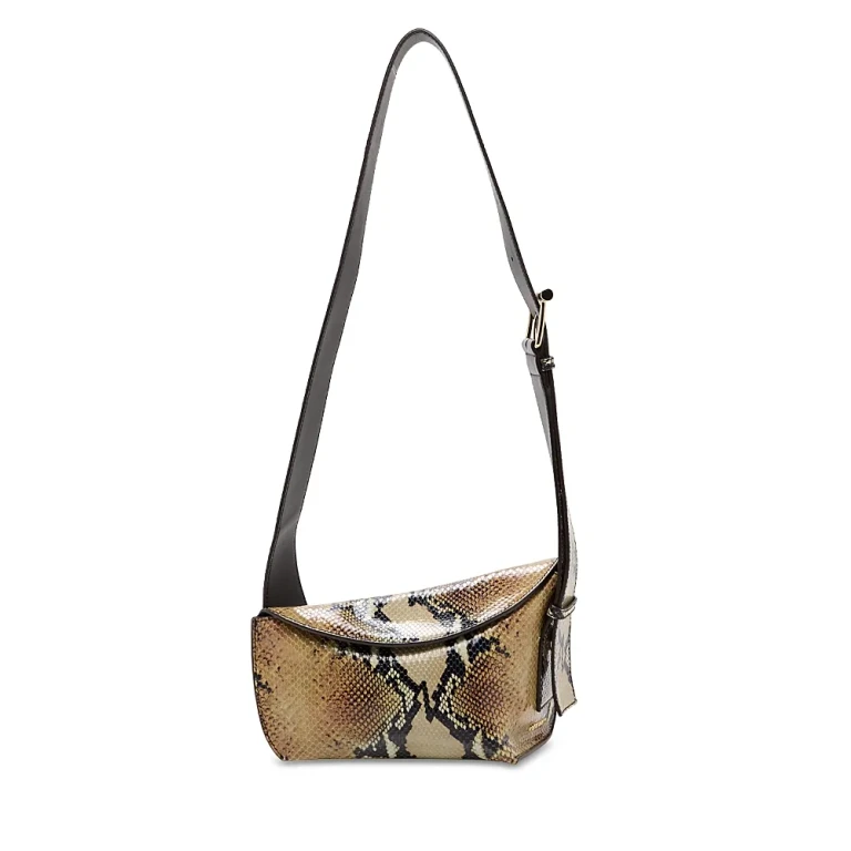 McQueen T-Bar Leather Sling Bag