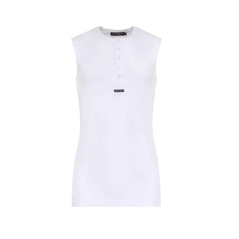 Dolce & Gabbana T-Shirts And Polos White Cotton - Men