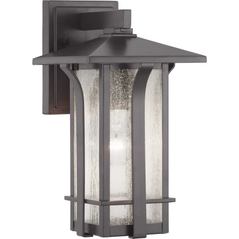 Antique Bronze One Light Wall Lantern from the Cullman Collection