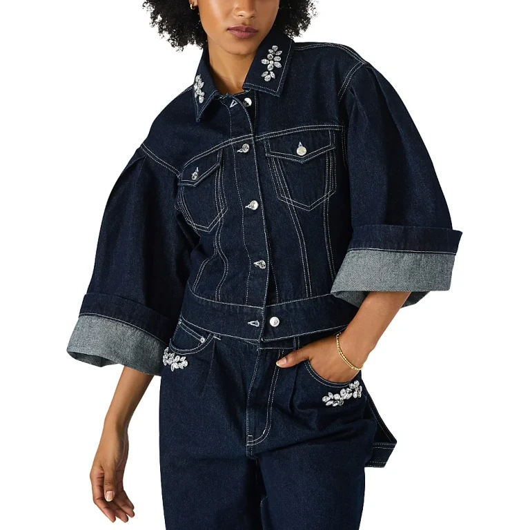 Steve Madden Dorothy Wide Sleeve Denim Jacket