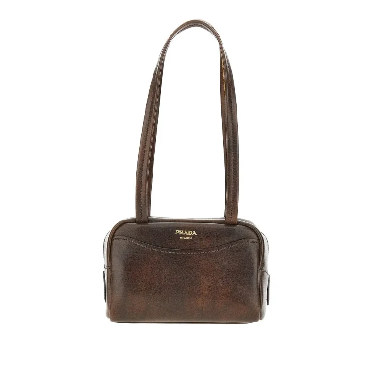 PRADA 'Carry mini' leather bowling bag Woman One Size