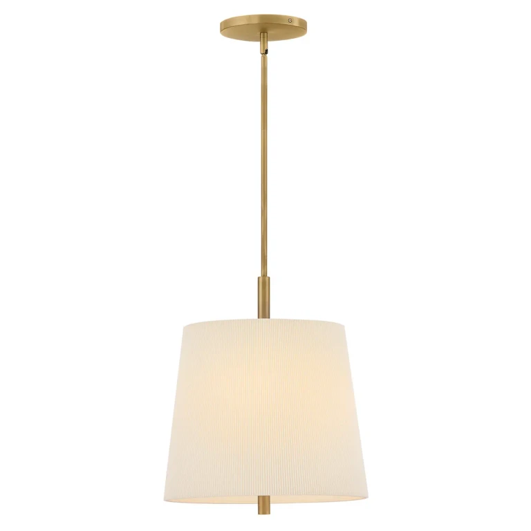 Heritage Brass LED Pendant from the Clive Collection