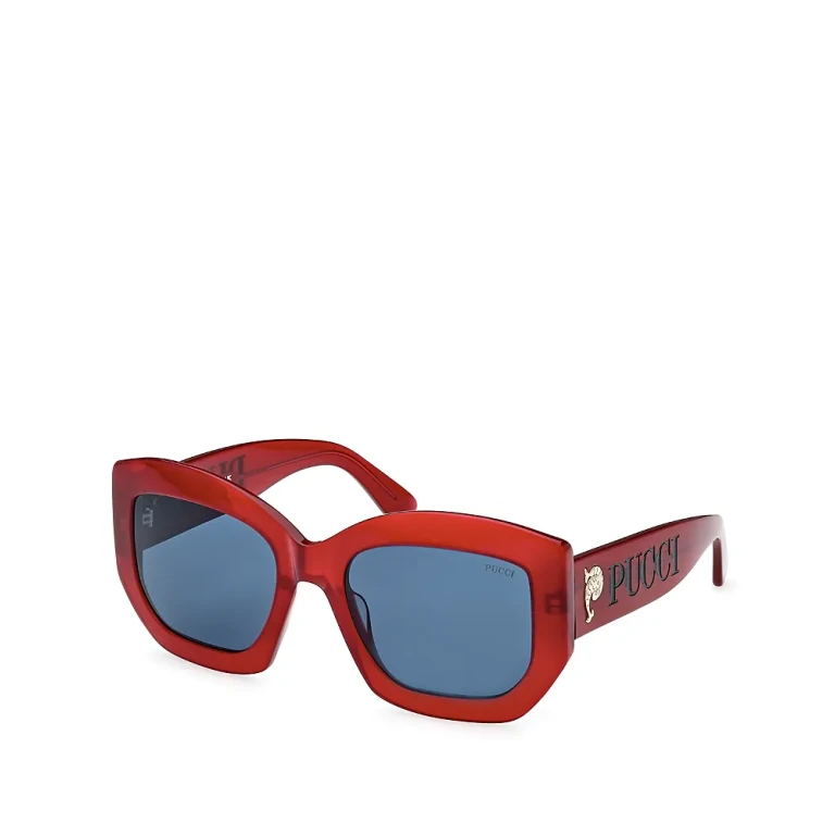 Pucci Geometric Sunglasses, 54mm
