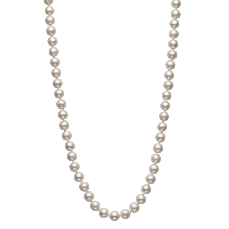 Bloomingdale's Fine Collection Cultured Freshwater Pearl Necklace in 14K Yellow Gold, 18