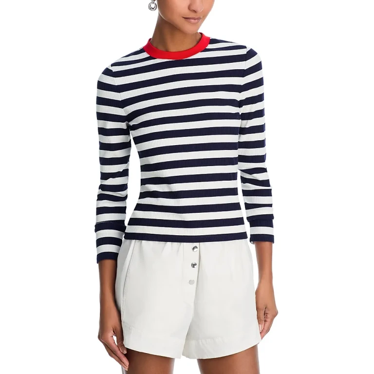 French Connection Esmae Rib Knit Top