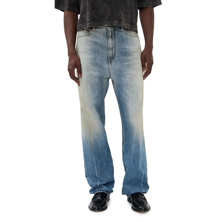 MM6 Maison Margiela Relaxed Denim Pants Medium Blue 36