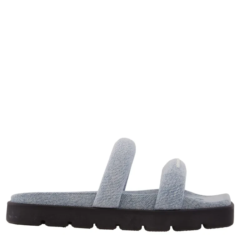 T by Alexander Wang Jay Denim Flatform Sandals