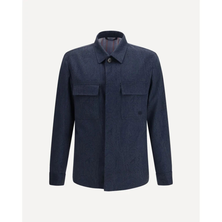 ETRO Pure wool Shacket Male M