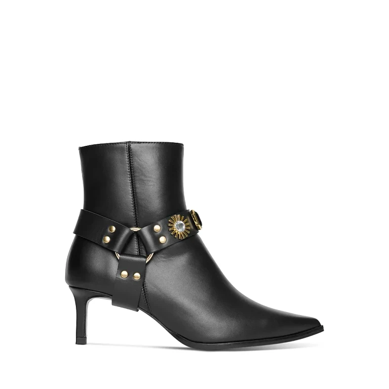 Freda Salvador Women's Haden Embellished Leather Booties