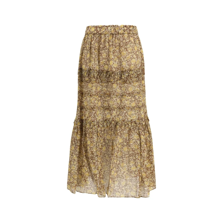 Marant Étoile Volomia Long Ruffled Skirt