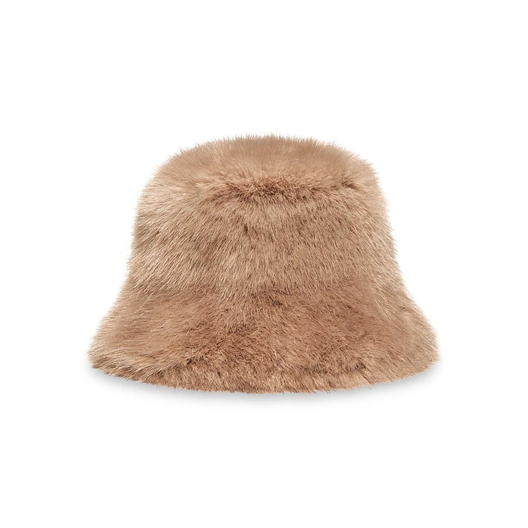 Jocelyn Oversized Faux Fur Bucket Hat