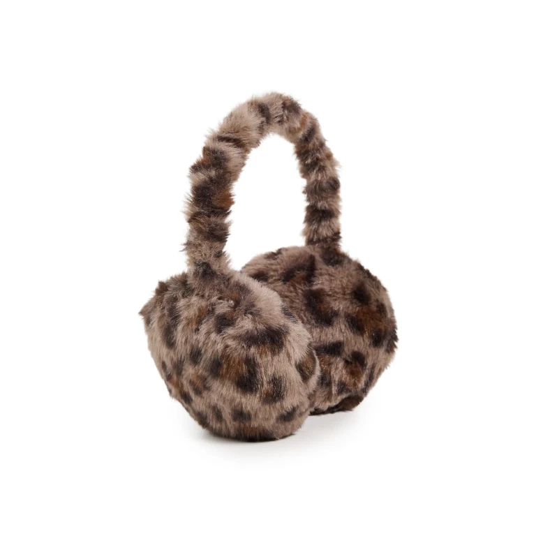 Lele Sadoughi Jessie Faux Fur Ear Muffs Leopard One Size