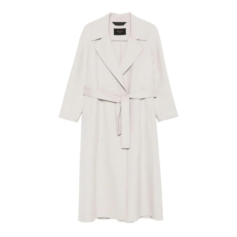 Manteau Au Genou - Crème (B51PDPAOLDOU702)