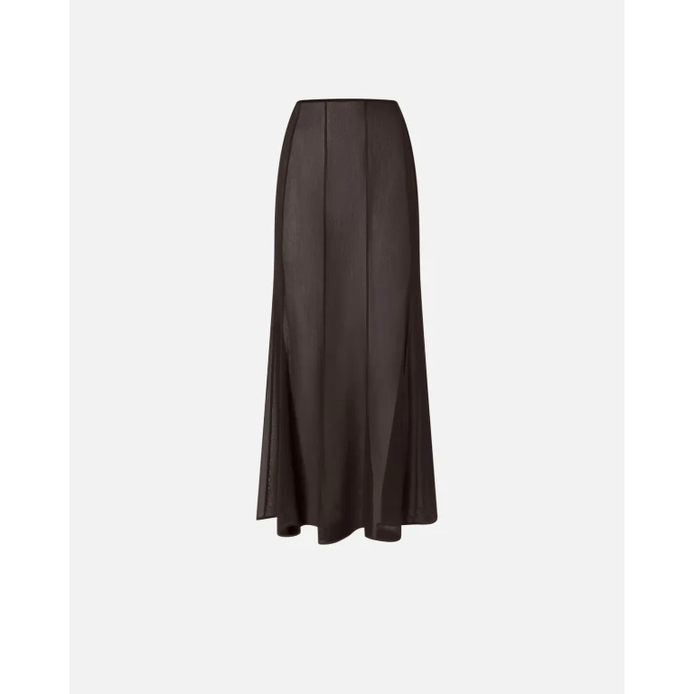 Pinko - Jupe longue avec détails transparents - 36