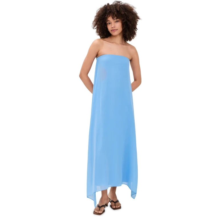 Solid & Striped The Indira Dress Blue Lagoon S